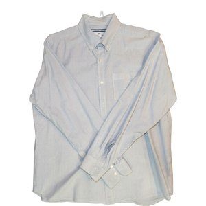 Old Navy XL Blue Striped Dress Shirt